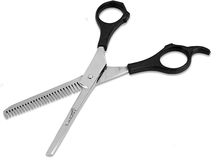 Laazar 6.5 22 Teeth Thinning Pet Shear Pet Grooming Scissors for Dogs Cats and Pets