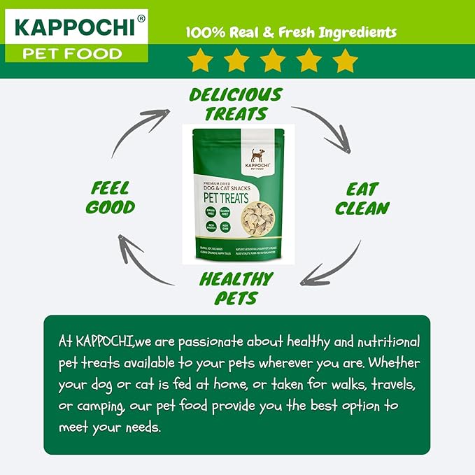 Freeze-Dried Cod Fish Cat Dog Treats, 1.76oz(50.0g), 100% Single Ingredient High Protein Training Treats, Rich in Omega, Natural & Raw, No Additives, Grain Free, Gluten Free