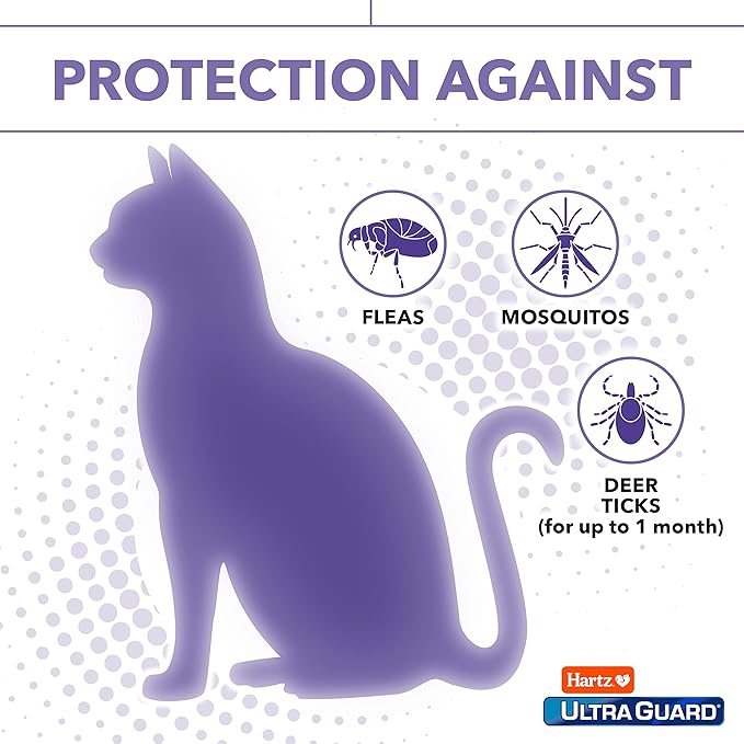 Hartz UltraGuard Topical Flea & Tick Prevention for Cats and Kittens - 3 Monthly Treatments (Pack of 3)