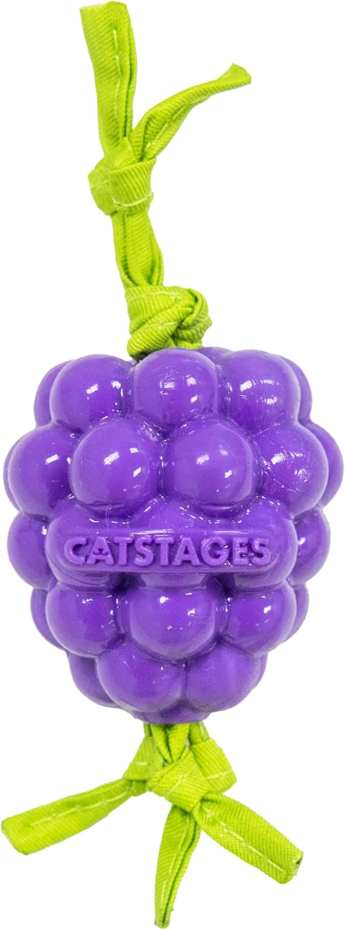 Catstages Bouncing Grape Teether Cat Toy, Soft and Textured Chew, Catnip Oil Coating