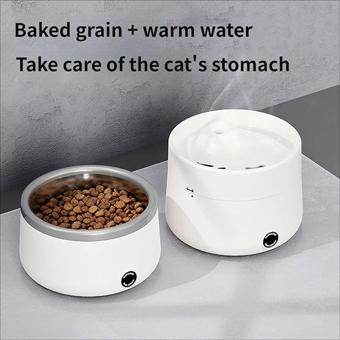 Drinking Fountain Pet Water Dispenser Automatic Watering Feeders Quiet Cats Bowl for Multiple Pet with Motion Low Noise Drinking