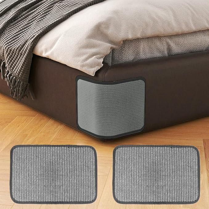 2 PCS Natural Sisal Cat Scratching Pads Cat Scratch Furniture Protectors Cat Scratcher Mats Sofa Bed Corner Protector Anti-Slip Cat Scratch Pads for Grinding Claw, Post Tree Ramp Cardboard Replacement