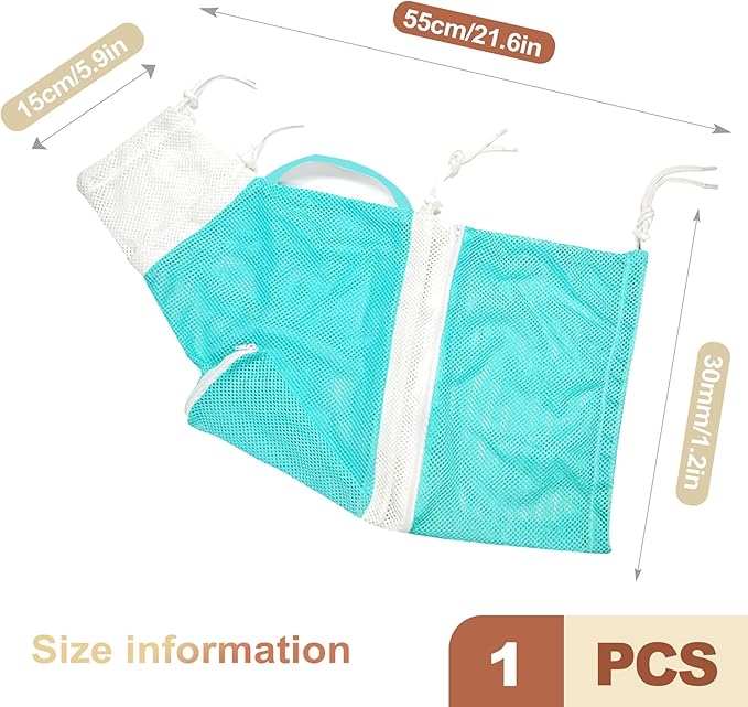 1 Piece Cat Bathing Bag Cat Grooming Bag Mesh Cat Wash Bag for Nail Trimming Ear Cleaning Injecting Restraint Bag Cat Shower Net Bag Supplies