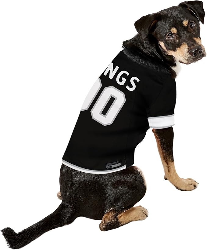 Pets First NHL Los Angeles Kings Jersey for Dogs & Cats, Large. - Let Your Pet Be A Real NHL Fan!