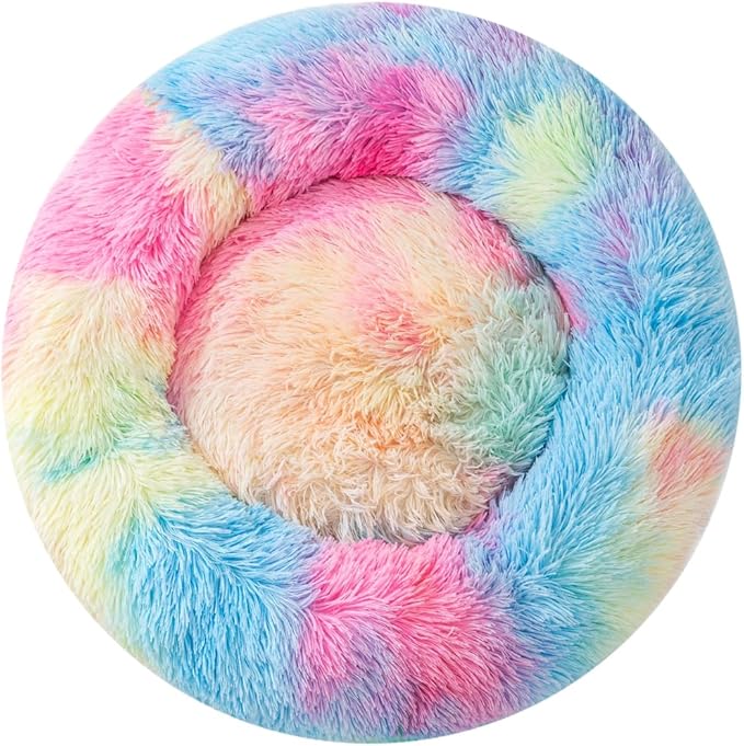 Small Cat Bed Dog Bed Rabbit Pillow Donut Beds Pet Sofa Pet Sleeping Bag for Indoor Puppy Cave Ferret Blanket Cats Mat for 3Kg