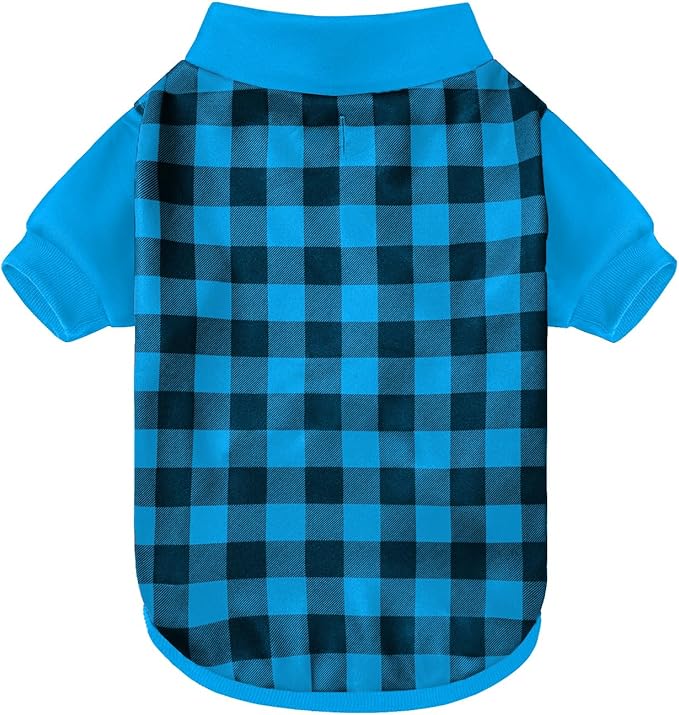 Ugly Christmas Dog Sweater – Soft & Warm Turtleneck Dog Outfit with Leash Hole, Cold-Weather Coat for Dogs & Cats, Perfect for Christmas (Blue, Small)