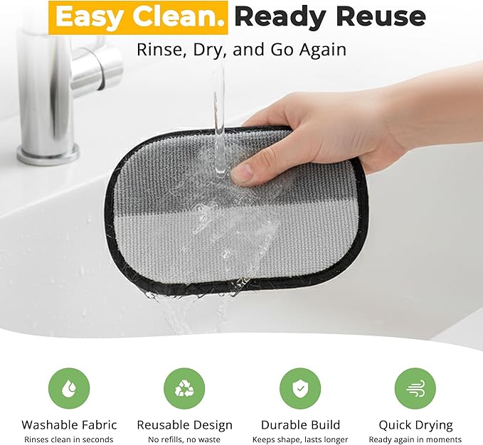 ZARAD Pet Hair Removal Glove for Dogs & Cats – Electrostatic Reusable Dog & Cat Hair Remover Glove | 2-in-1 Pet Grooming Glove & Fur Remover for Furniture (1)