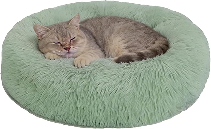 Pet Heating pad, Self Heating Pad for Outdoor Cat Houses, Warming Mat for Indoor Pet Beds & Furniture, Machine Washable (Avocado Green, 31.49 X31.49 X0.98Inches)