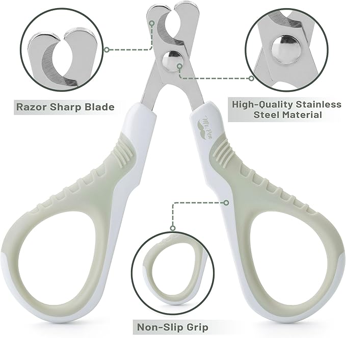 Mr. Pen- Cat Nail Clipper, Stainless Steel, Professional Sharp Cat Claw Trimmer for Small and Medium Cats, Pet Nail Clipper with Sturdy Non Slip Handle
