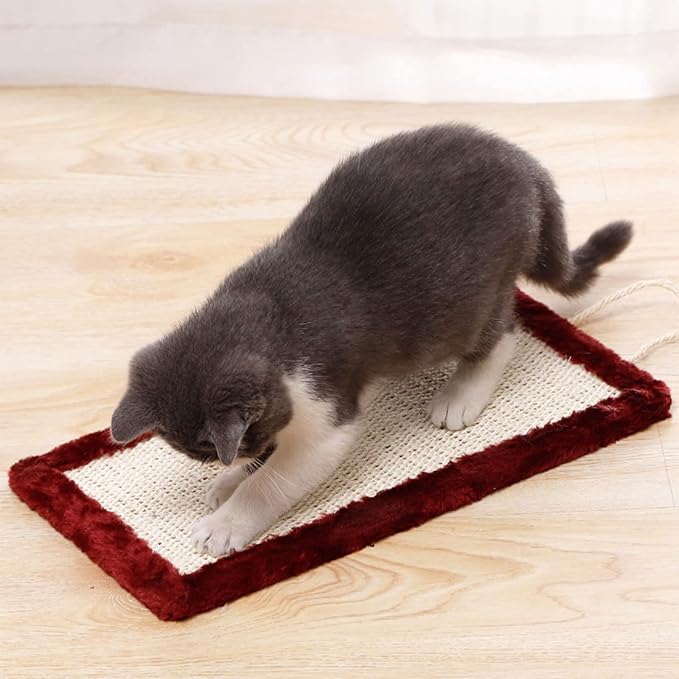 Cats Scratcher Scratching Board Scratch Board Toy Kitten Particle Board Sisal Scratcher Bed Toy Furniture Protectors