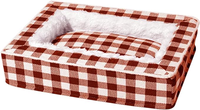 Washable Dog Bed,Soft Pet Calming Sleeping Nest Furniture | Pet Bed for Puppy and Kitten with Anti-Slip Bottom,for Living Room Crate Interior Bedroom Home