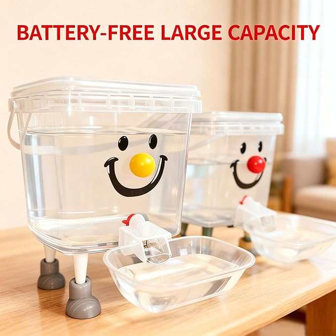 Automatic Waterer for Dog Cats Large Capacity Water Dispenser for Camping Trip Indoor Outdoor Watering Supply Pet Water Bowl