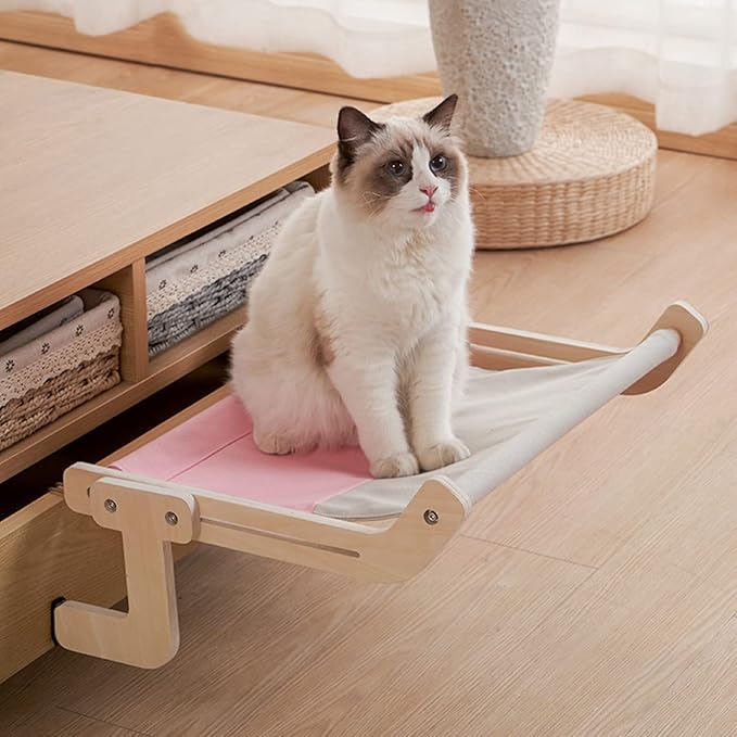 Perch for Resting Perch Space Saving Rest Soft Floating Shelf for Bed/Sofa/Window Mount Beds & Furniture for Large Cats
