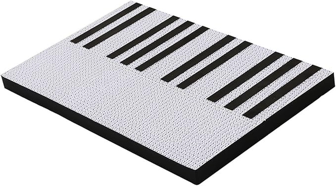 Cat Scratching Board Corrugated Paper Piano Keyboard Design Furniture Protector Lounge Bed Rest Play 17.32x11.02x0.79 inch