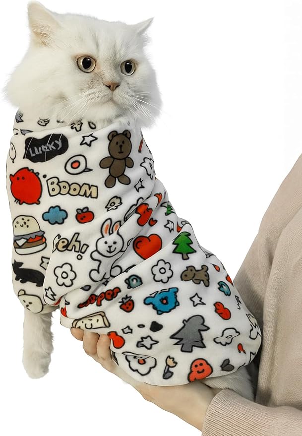 Cat Wrap for Nail Trimming, Magic Grooming Blanket Anti-Scratch Restraint Bag for Cats, Self-Adhesive, Breathable Fabric, Anti-Escape Swaddle for Vet Visits (XX-Large)