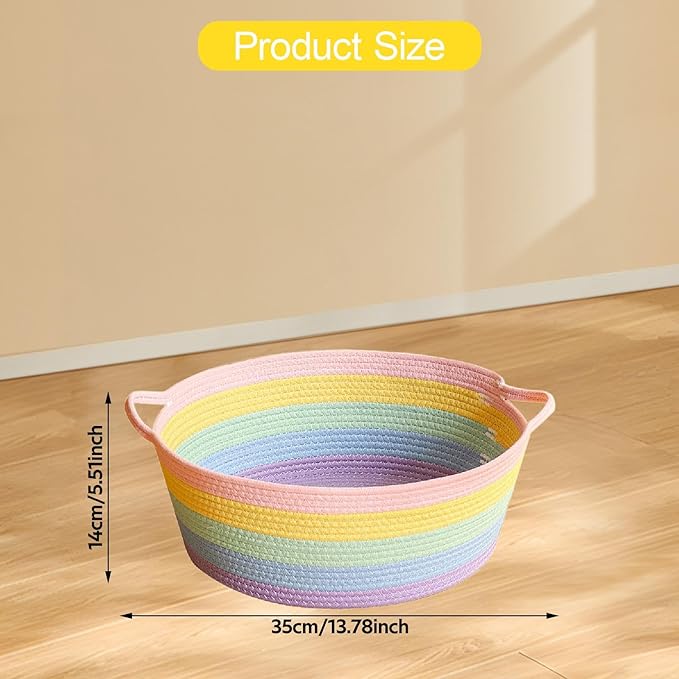 Hand Woven Cat Bed Portable Pet Scratcher Sleeping House Furniture Protection for Indoor Cats Puppy Rest Summer- S