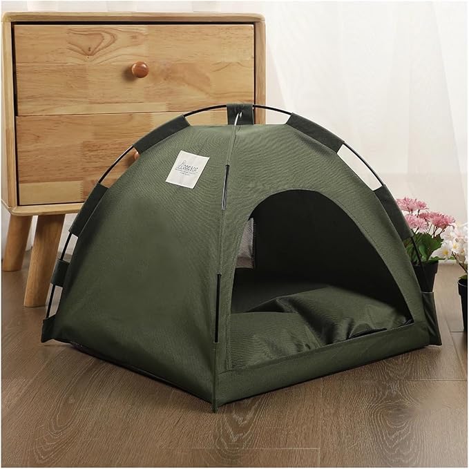 SBTRKT Pet Tent Bed Cats House Supplies Products Accessories Warm Cushions Furniture Sofa Basket Beds Winter Clamshell Kitten Tents Cat (Color : Color Triangle, Size : S 35x35cm)