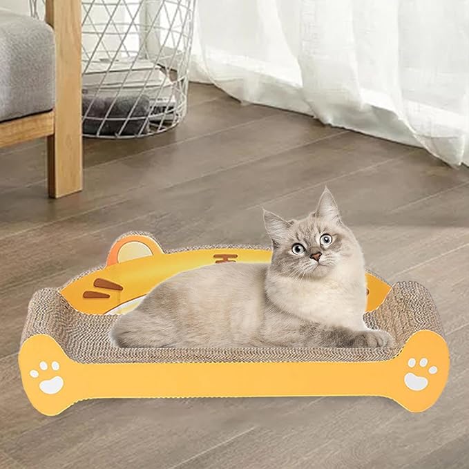 Cat Scratcher Pad Cat Scratching Board Nest Bed Wear Resistant Furniture Protector Lounge for Indoor Cats Corrugated Paper, Extra Large