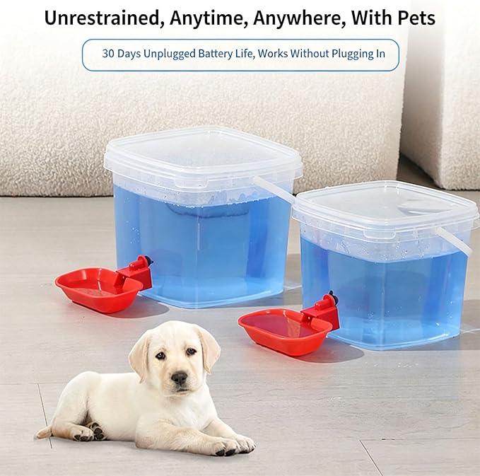 Auto Circulating Cats Dogs Water Dispenser Food Grade Antislip Base Fountain for Easy Watering Everyday Use Pet Bowl