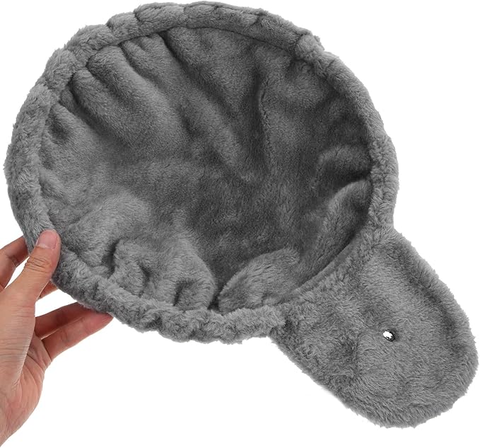 Kisangel Cat Tree Hammock Replacement 16.9 Inch Plush Cat Nest Bed Soft Spoon-Shaped Hammock for Tower Accessories Indoor Pet Furniture