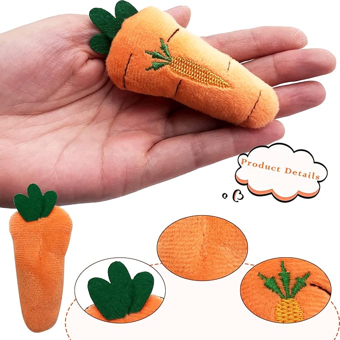 Catnip Toys for Indoor Cats 10 Pcs Small Plush Toys with Catnip Kitten Stuffed Toy