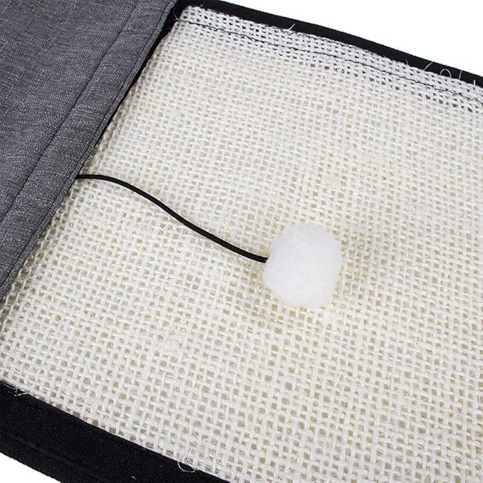 HAOZAIKEJI Cat Scratching Pad Natural Sisal Cat Scratcher Mat Kitty Scratcher Furniture Couch Corner Protector Easy Installation Scratch Pad for Sofa Couch Chair Bed
