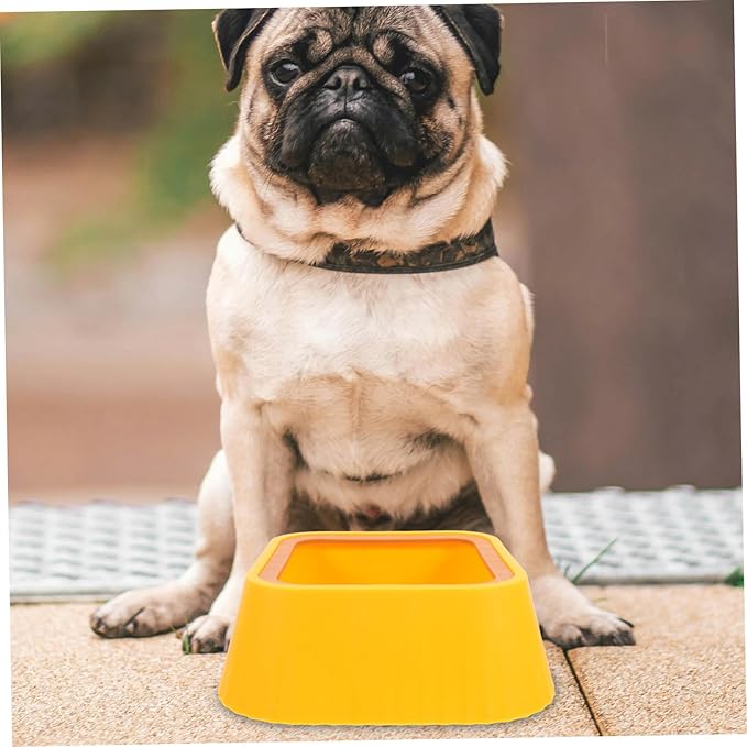 BESPORTBLE Pet Water Bowl with Floating Mechanism Durable Design for Cats and Small Dogs No-Spill Water Feeder Keeps Pets Mouth Dry and Area Clean