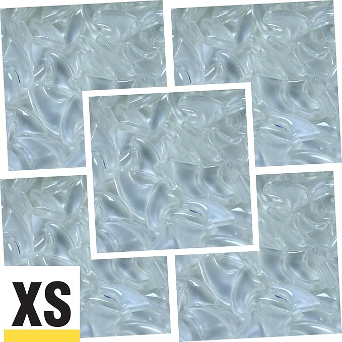 100 pcs Cat Nail Caps | Cat Claw Covers | with Adhesives and Applicators (Clear, XS)