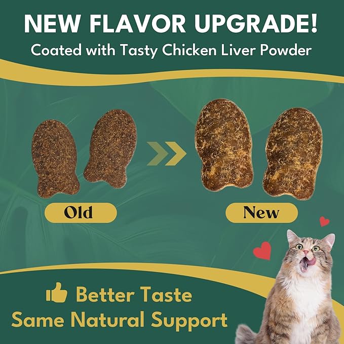 Natural Flea Treatment for Cats Chewables, 200 Soft Treats Flea and Tick Prevention for Cats, Oral Flea Supplement for Kitten Cat, Cat Flea and Tick Treatment, Skin & Coat Support - All Breeds & Ages