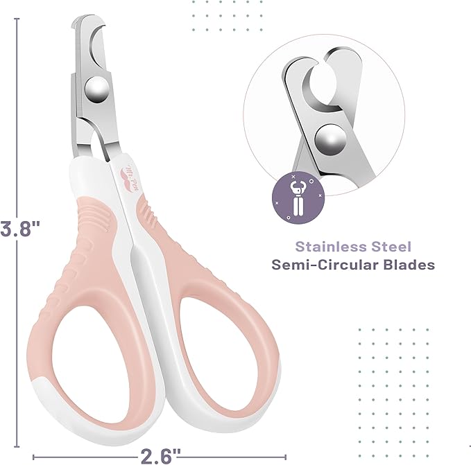 Mr. Pen- Cat Nail Clipper, Stainless Steel, Professional Sharp Cat Claw Trimmer for Small and Medium Cats, Pet Nail Clipper with Sturdy Non Slip Handle