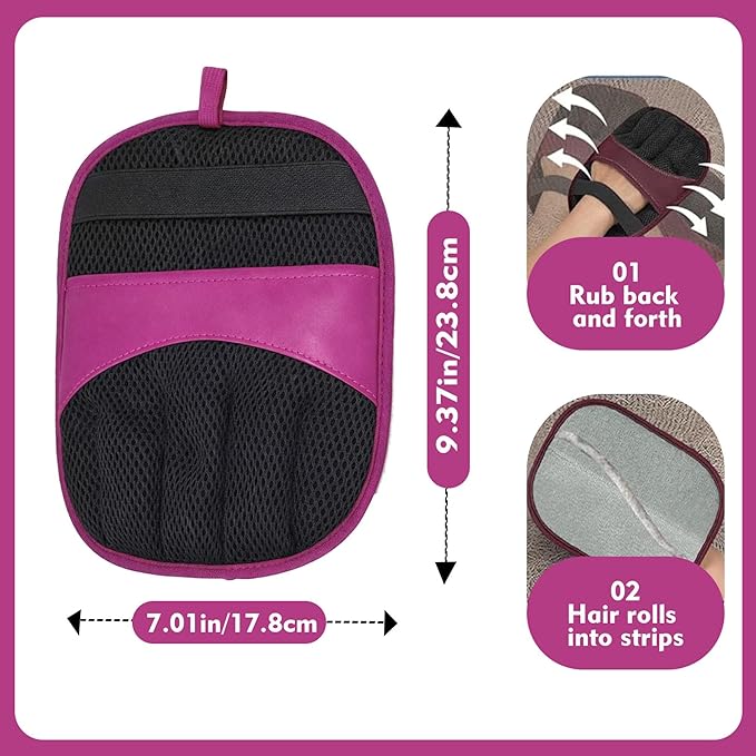 Premium Pet Hair Remover Glove for Dogs & Cats Electrostatic Upgraded Reusable Grooming Mitt Gentle Deshedding Brush for Shedding Easy Clean & Durable