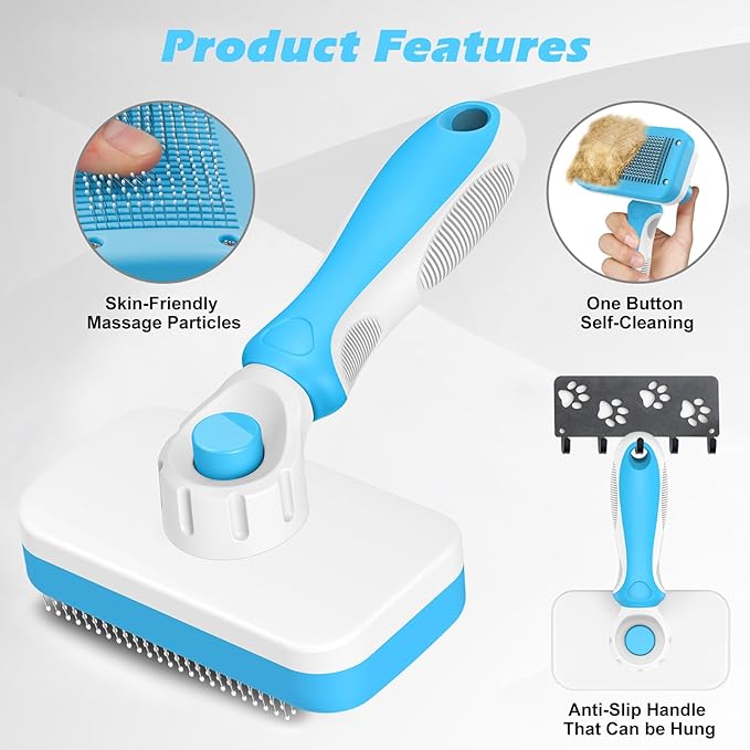 Cat Grooming Supplies, Meet All Your Pet's Daily Grooming Needs (Blue)