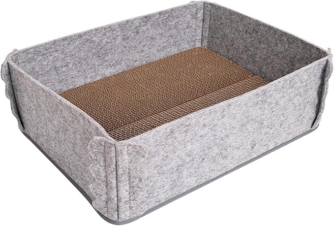 Corrugated Paper Pet Bed for Indoor Cats Easy to Use Furniture for Boredom Home Entertainment AntiScratch Furniture