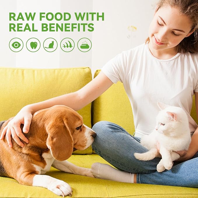 OPET Freeze Dried Cat & Dog Treats, Single Ingredient Chicken Bites for Cats & Dogs, High Protein Pet Training Treats (1.76 oz, Chicken)