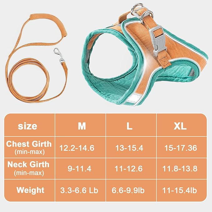 Cat Harness and Leash, Cat Harness Escape Proof, Soft Adjustable Cat Leash Breathable Comfortable Vest Easy to Wear, Easy Walk Leash for Small Medium Cats Kittens for Indoor Outdoor (Pink, L)