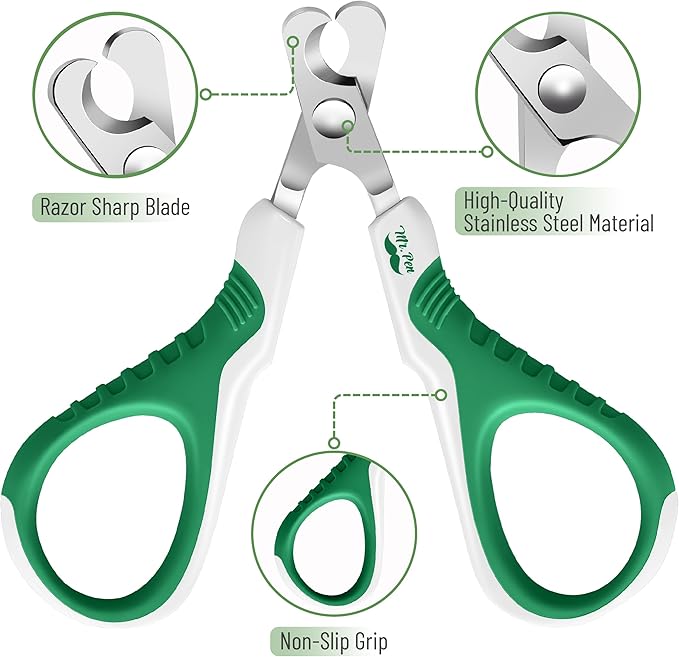 Mr. Pen- Cat Nail Clipper, Stainless Steel, Professional Sharp Cat Claw Trimmer for Small and Medium Cats, Pet Nail Clipper with Sturdy Non Slip Handle