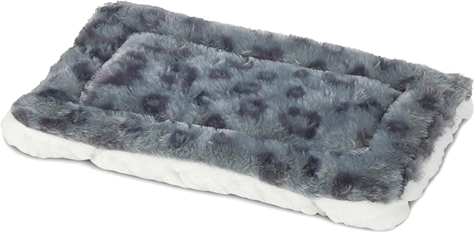 MidWest Homes for Pets Reversible Pet Bed; Machine Washable; Great for Toy Dog Breeds; Spotted Gray; 18"; 40218-FVGYS