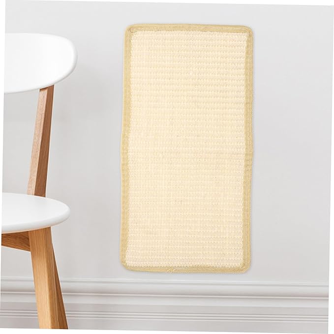 Toddmomy Cat Scratch Pad Sisal Pet Scratch Rug for Furniture Protection Washable Cat Sisal Bed