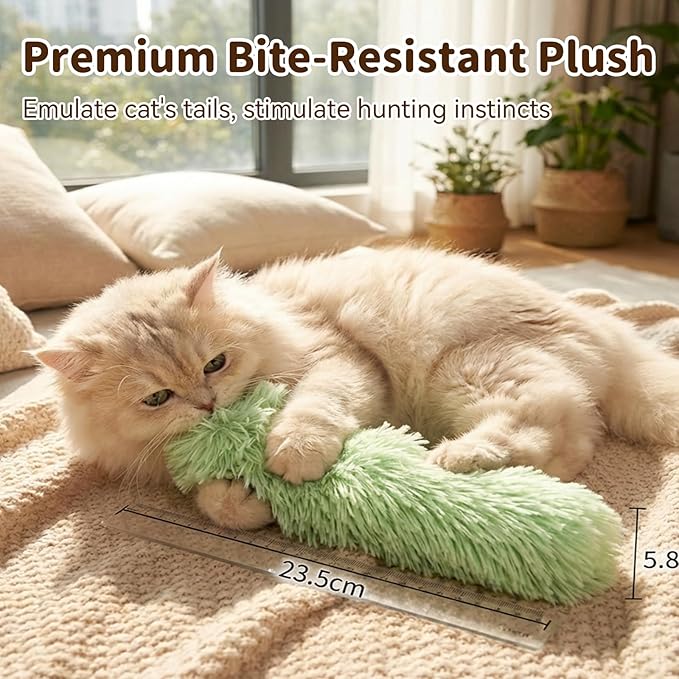 Cat Toys 3 Pack Catnip Pillows, Soft and Durable Crinkle Sound with Catnip Inside, Interactive Cat Toy Indoor Cats Kitten Kicker, Promotes Kitty Exercise Toys Mothers Day Gifts Solid