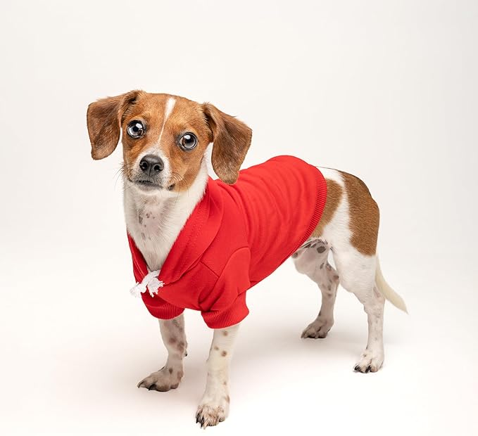 Love My Nana Dog Hoodie | Fleece Lined |Leash Hole|%%|Red, 4X-Large 1344