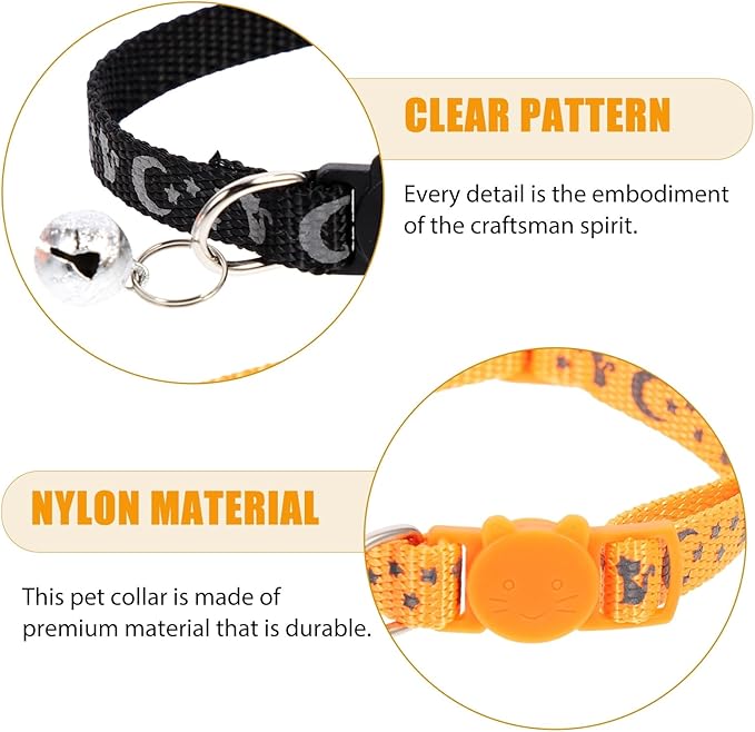 2 Pcs Cat Collars for Boy Cats with Kitten Neckwear Breakaway,Kitten Collar,Cat Collar Breakaway