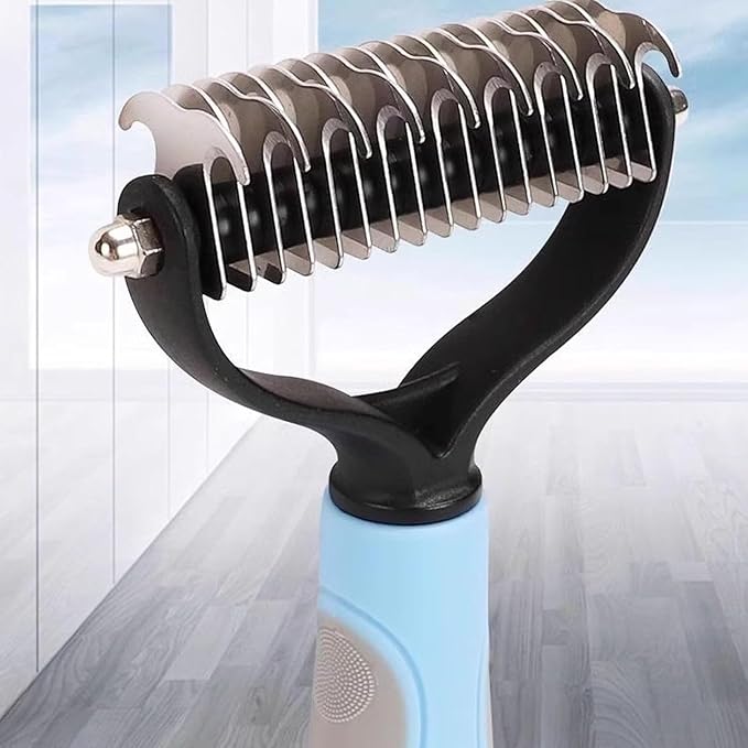 Vivanchor Deshedder, Vivanchor Pet Pro, Grooming Tool for Dogs/Cats, Double Sided Pet Grooming Brush, Professional Deshedding Tool, Pets Hair Remover Shedding, Long Haired Dog Brushes