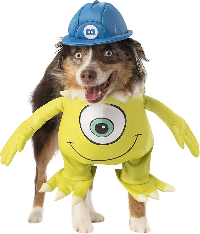 Disney Monster's Inc: Mike Wazowski Pet Costume for For Dogs or Cats by Rubies, Large
