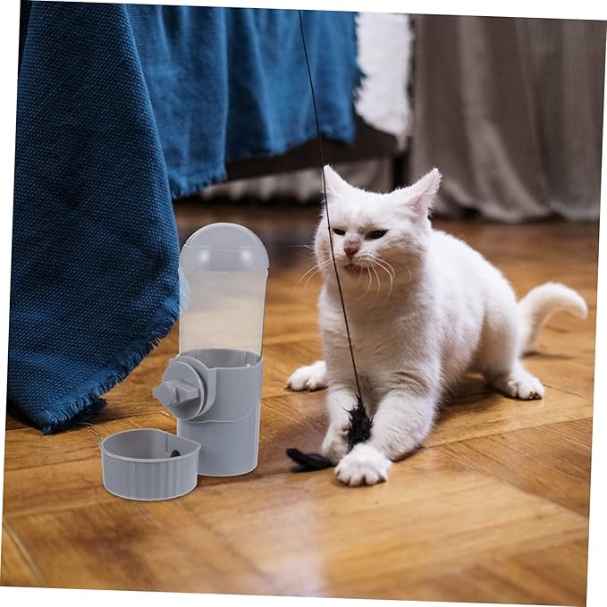 BESPORTBLE Wear-Resistant Automatic Cat Water Dispenser Hanging Dog Feeder Convenient Water Supply for Pets Cover Access Stable Design to Prevent Spills