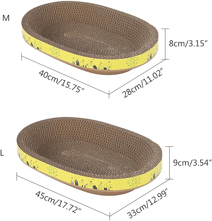 Scratcher Cats Tree Nest Board Scratch for Sharpen Nail Scraper Toy Furniture Protect Multifunction Scratcher Mat Cardboard Lounge Bed for Indoor Sofa Protect for Board Bed Cardboard