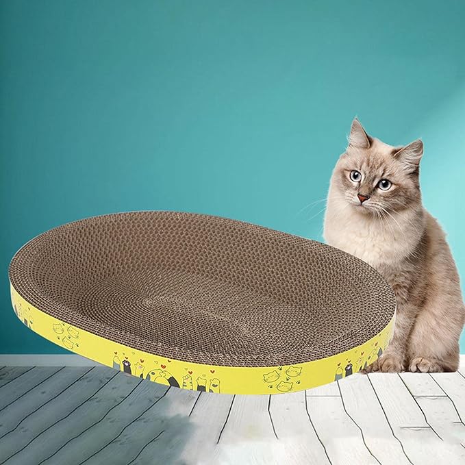 Scratcher Cats Tree Nest Board Scratch for Sharpen Nail Scraper Toy Furniture Protect Multifunction Scratcher Mat Cardboard Lounge Bed for Indoor Sofa Protect for Board Bed Cardboard