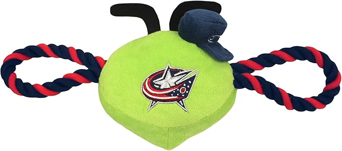 Pets First NHL Columbus Blue Jackets Mascot Rope Toy, Team Color, One Size (CBJ-3242)