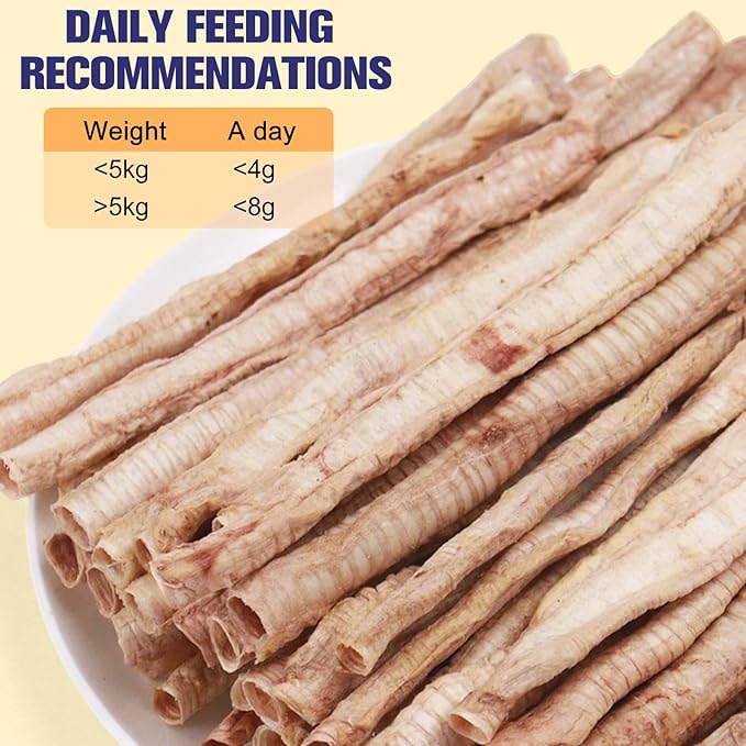 Freeze Dried Turkey Throat Cat and Dog Snacks, High Protein, Crunchy Single Ingredient Snacks, All Natural and Low Fat, Promotes Muscle Development