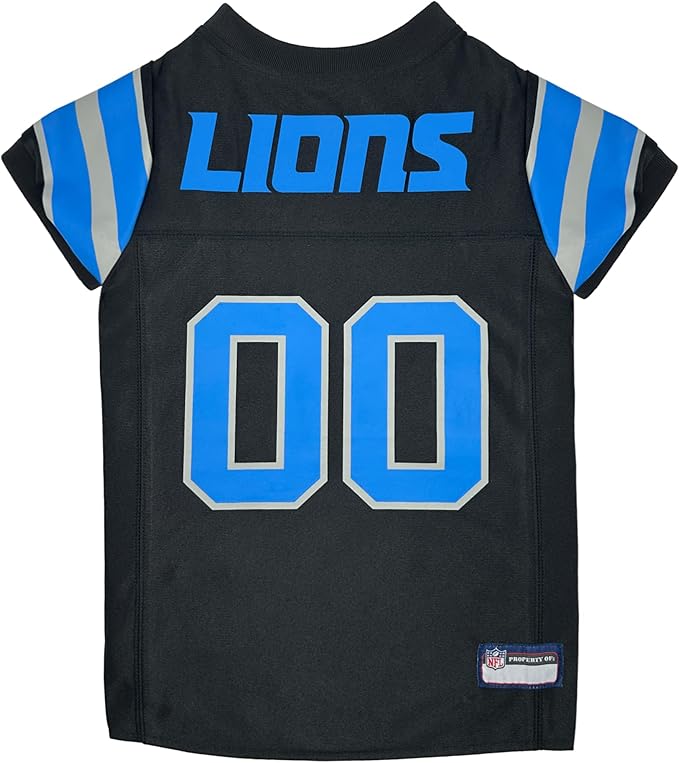 Pets First NFL Detroit Lions Color Rush Dog Jersey, Size: X-Large. Official Licensed Jersey Shirt for Dogs & Cats, Cool & Durable, Machine Washable