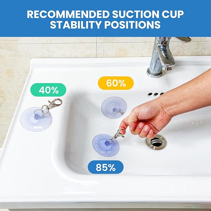 Medium 6-12 lbs Blue Cat Bathing Bag - Double Fix with Suction Cups & Adhesive Fasteners, Anti-Escape & Scratch-Resistant, Breathable & Easy to Clean, for Bathing, Nail Trimming & Travel